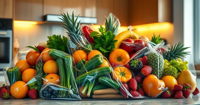 Filme para embalar alimentos é a solução ideal para conservação