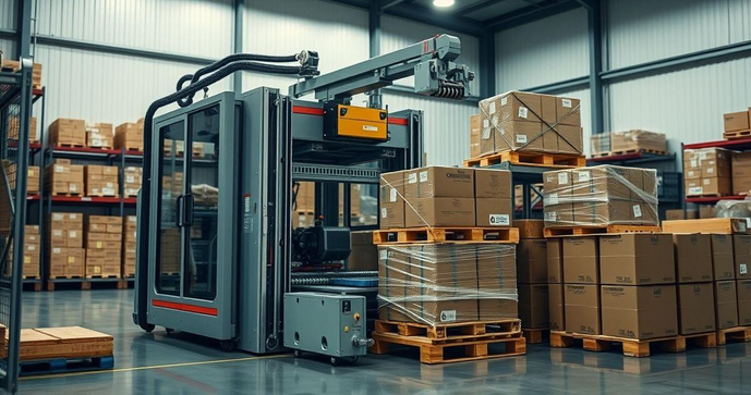 Máquina Paletizadora Automática Transforme Sua Logística com Eficiência